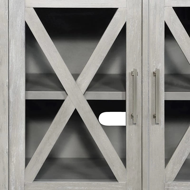 Rowan 3-Drawer Grey Cabinet 5 Rowan 3-Drawer Grey Cabinet - Image 5