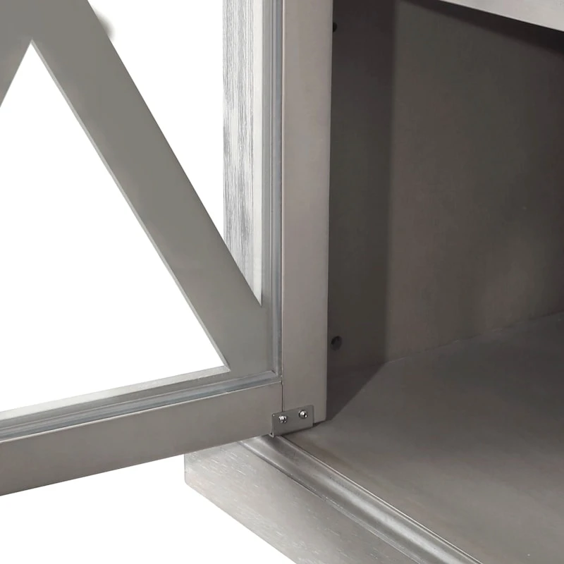 Rowan 3-Drawer Grey Cabinet 7 Rowan 3-Drawer Grey Cabinet - Image 7