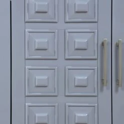 Sadie 2-Drawer Geometric Cabinet, Grey 14 Sadie 2-Drawer Geometric Cabinet, Grey -Furniture Store sadie 2 drawer geometric cabinet grey 6