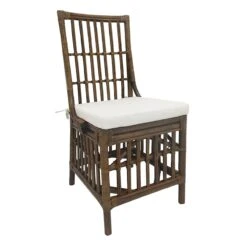 Set Of 2 Honeybloom Cade Brown Rattan Box Chair -Furniture Store set of 2 honeybloom cade brown rattan box chair 2