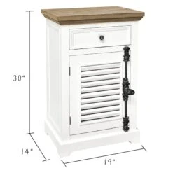 Sharon White Accent Cabinet -Furniture Store sharon white accent cabinet 3