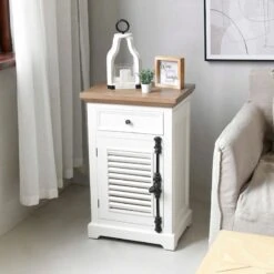 Sharon White Accent Cabinet -Furniture Store sharon white accent cabinet 4
