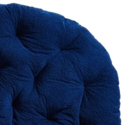 Sherpa Papasan, Navy Blue -Furniture Store sherpa papasan navy blue 2