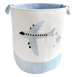 Tiny Dreamers Airplane Rideaway Laundry Hamper, Large