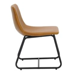 Tiny Dreamers Drake Kids Faux Leather Chair, Cognac 8 Tiny Dreamers Drake Kids Faux Leather Chair, Cognac -Furniture Store tiny dreamers drake kids faux leather chair cognac 2