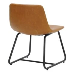 Tiny Dreamers Drake Kids Faux Leather Chair, Cognac 9 Tiny Dreamers Drake Kids Faux Leather Chair, Cognac -Furniture Store tiny dreamers drake kids faux leather chair cognac 3