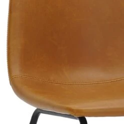Tiny Dreamers Drake Kids Faux Leather Chair, Cognac 11 Tiny Dreamers Drake Kids Faux Leather Chair, Cognac -Furniture Store tiny dreamers drake kids faux leather chair cognac 5