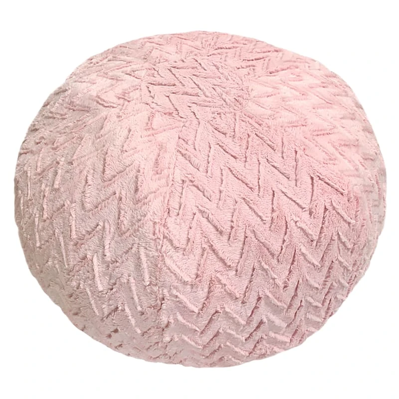 Tiny Dreamers Kids Chevron Plush Bean Bag, Pink 1 Tiny Dreamers Kids Chevron Plush Bean Bag, Pink