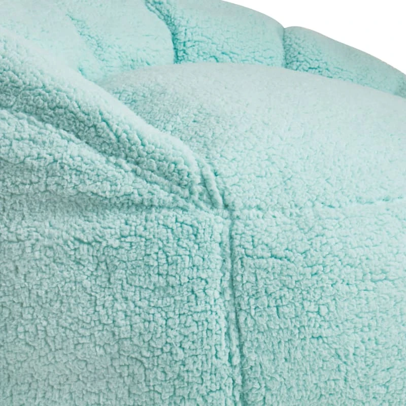 Tiny Dreamers Kids Laid Back Lounger, Blue 2 Tiny Dreamers Kids Laid Back Lounger, Blue - Image 2