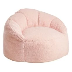 Tiny Dreamers Kids Laid Back Lounger, Strawberry Cream
