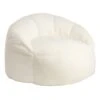 Tiny Dreamers Kids Laid Back Lounger, White