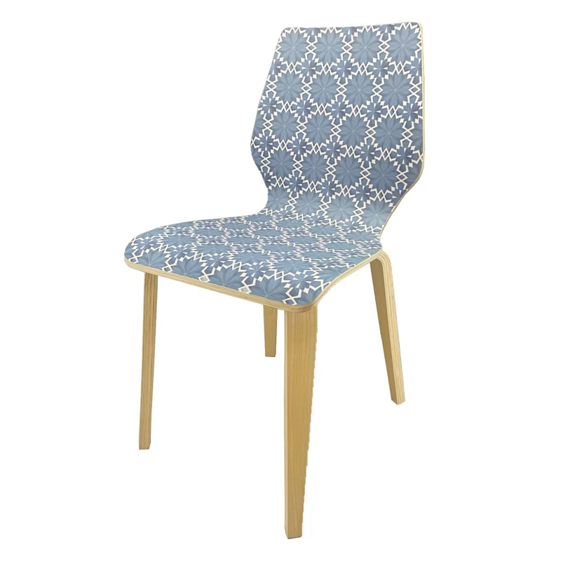 Tracey Boyd Bentwood Dining Chair, Blue 1 Tracey Boyd Bentwood Dining Chair, Blue