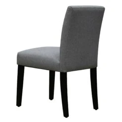Tufted Dining Chair, Grey -Furniture Store tufted dining chair grey 2