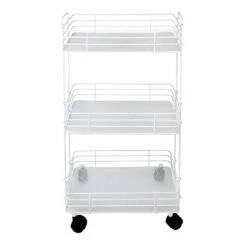 Ty Pennington 3-Tier Wide Mesh Storage Cart -Furniture Store ty pennington 3 tier wide mesh storage cart 2
