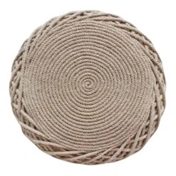 Ty Pennington Reid Twisted Ottoman, Wool Brown 8 Ty Pennington Reid Twisted Ottoman, Wool Brown -Furniture Store ty pennington reid twisted ottoman wool brown 2