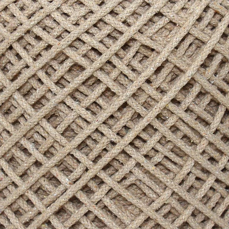 Ty Pennington Reid Twisted Ottoman, Wool Brown 4 Ty Pennington Reid Twisted Ottoman, Wool Brown - Image 4