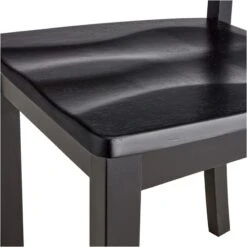 Uptown 5-Piece Dining Set, Black -Furniture Store uptown 5 piece dining set black 3