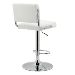 Warren Adjustable Barstool, White 5 Warren Adjustable Barstool, White -Furniture Store warren adjustable barstool white 2